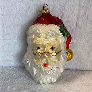 Fitz and Floyd Vintage Santa Face Ornament